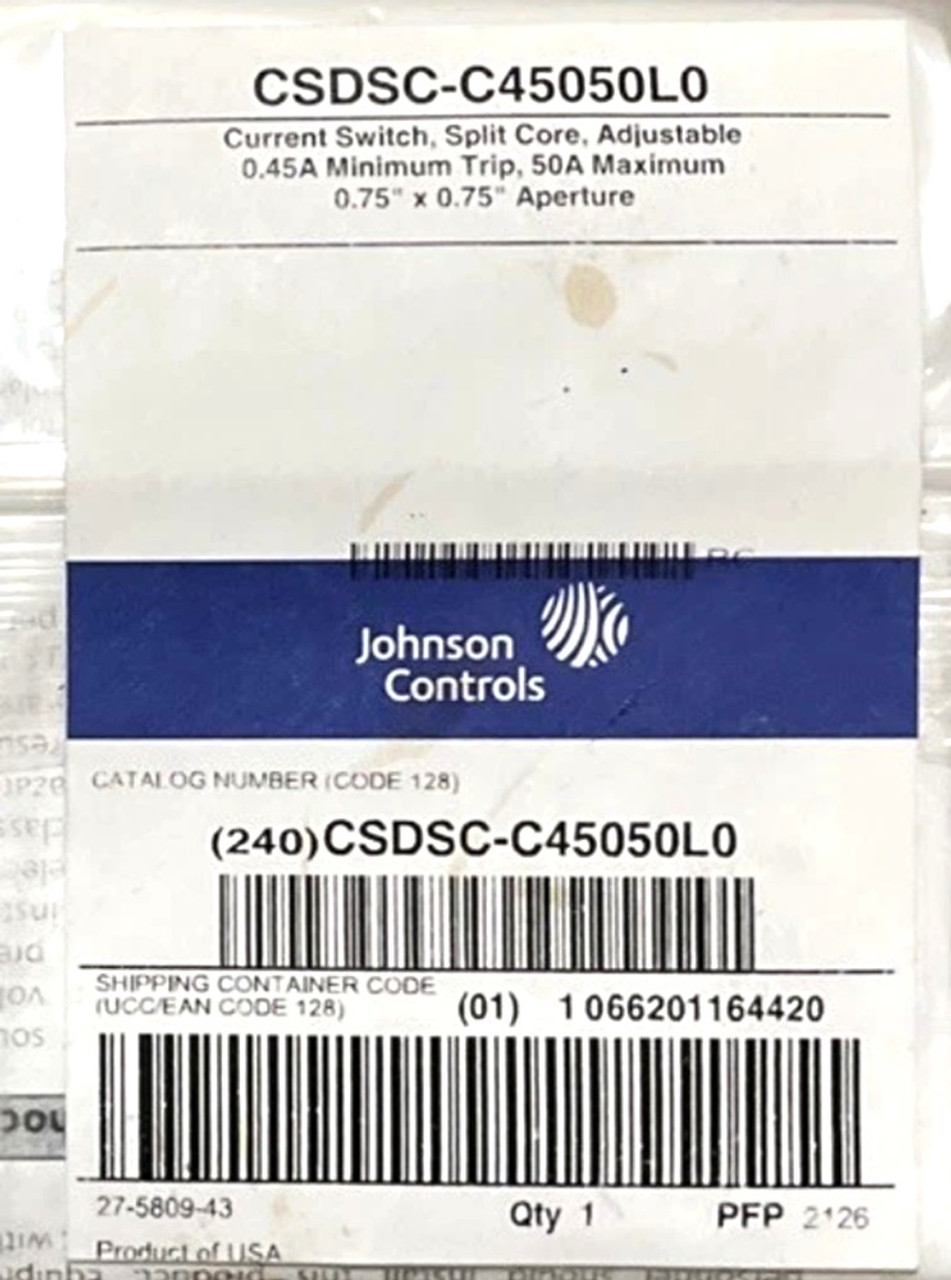 Johnson Controls CSDSC-C45050L0 Current Sensor [New]