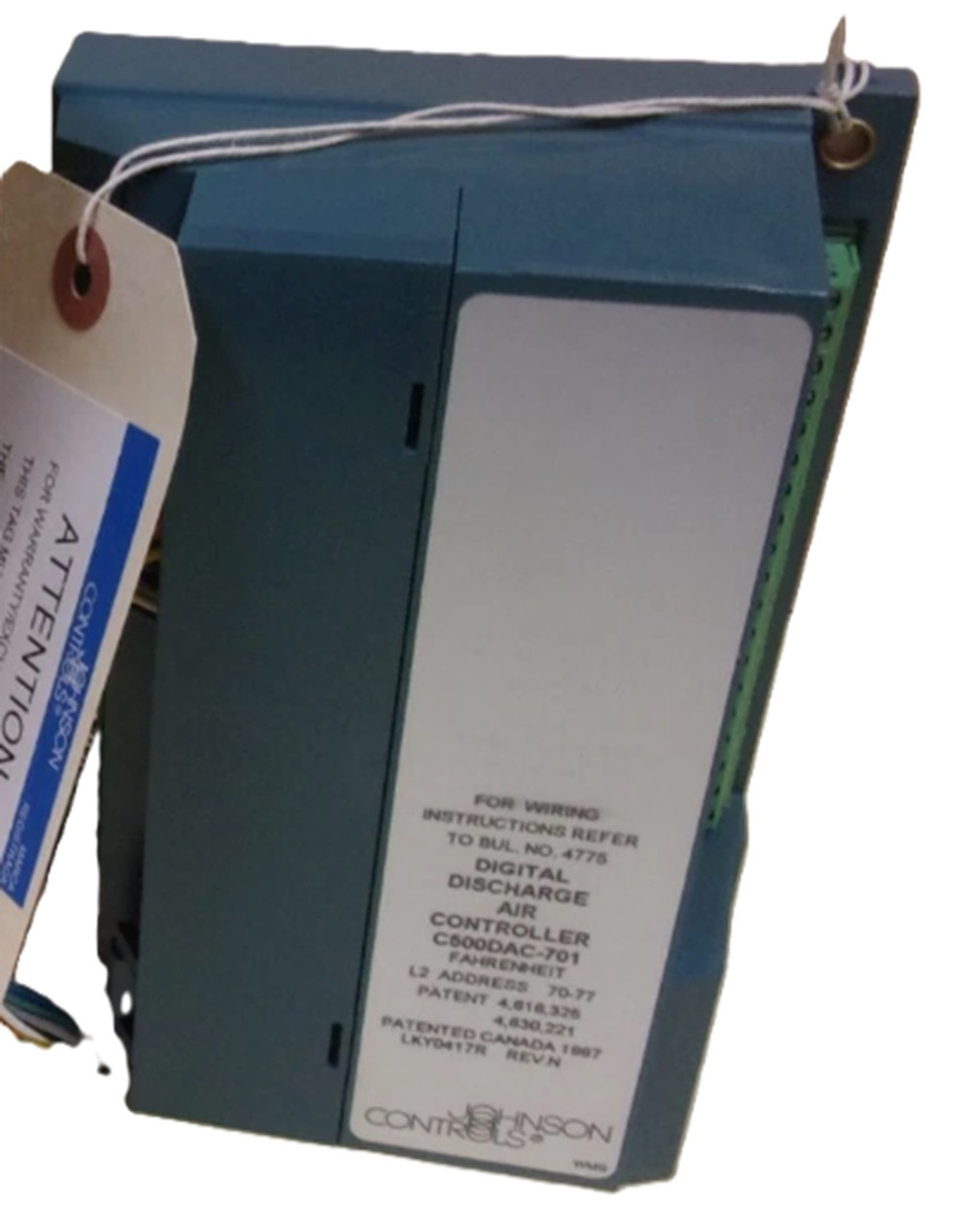 Johnson Controls C500DAC-701 Digital Discharge Air Controller [New]