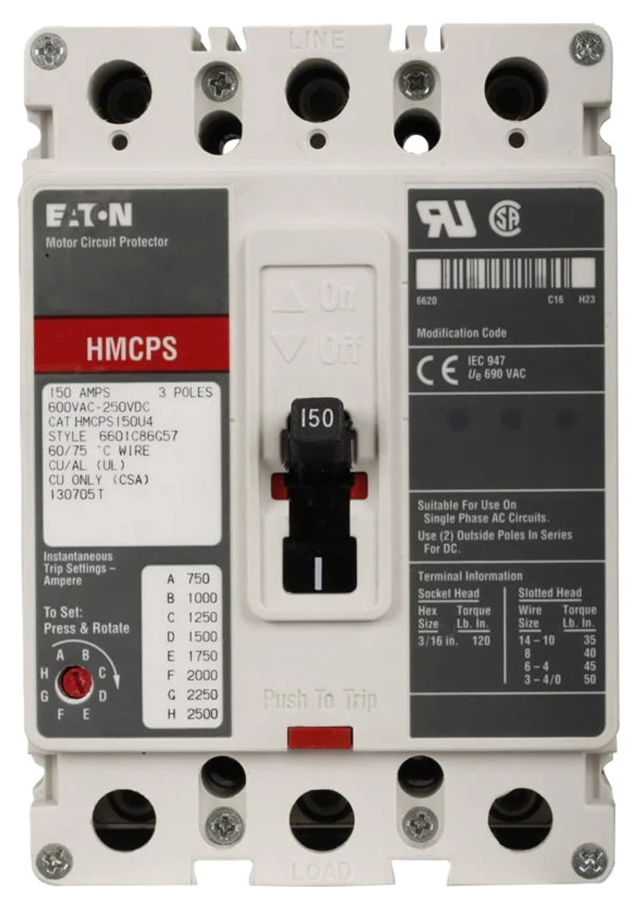 Eaton HMCPS003A0C 3A16272G30 Series C Circuit Breaker [New]
