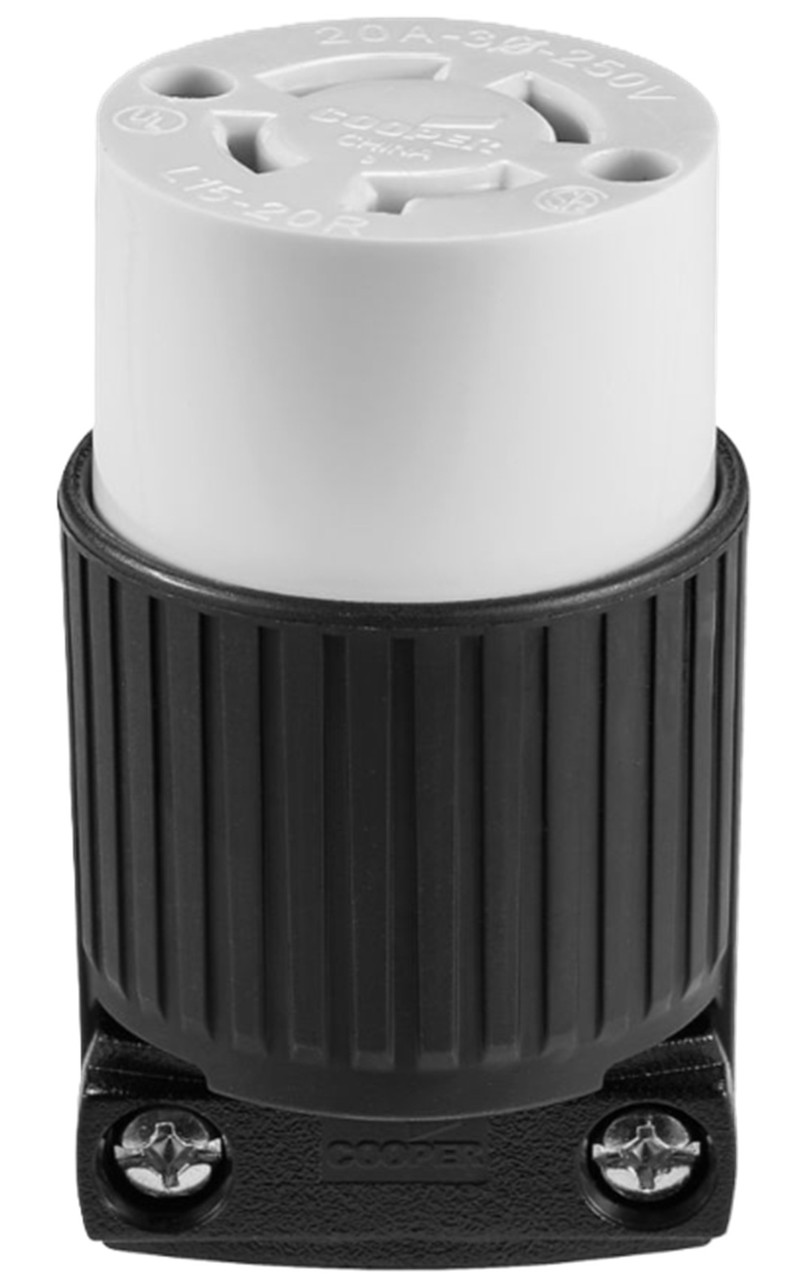 Arrow Hart Eaton L1520C Ultra Grip Locking Connector, NEMA L15-20 [New]