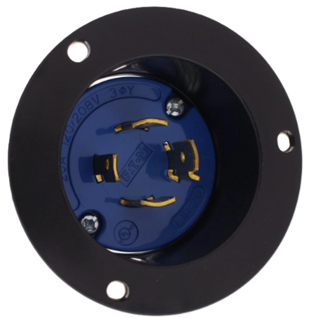 Arrow Hart Eaton AHCL1820FI Locking Flanged Inlet, NEMA L18-20 [New]