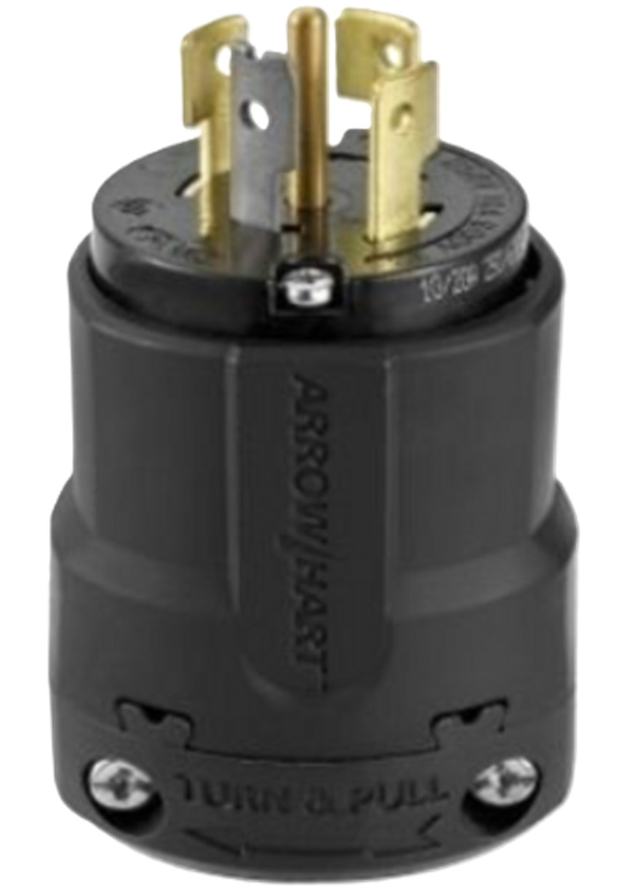 Arrow Hart Eaton AH3521BK Industrial Locking Plug [New]