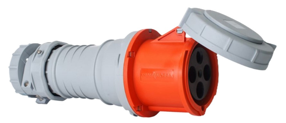 Arrow Hart Eaton AH4100C12W Pin and Sleeve Connector, Orange [New]