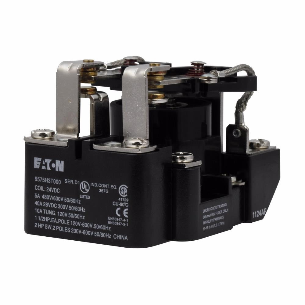 Eaton 9575H3L000 Fixed Contact Open Style Type AA Relay, 40 A [New]