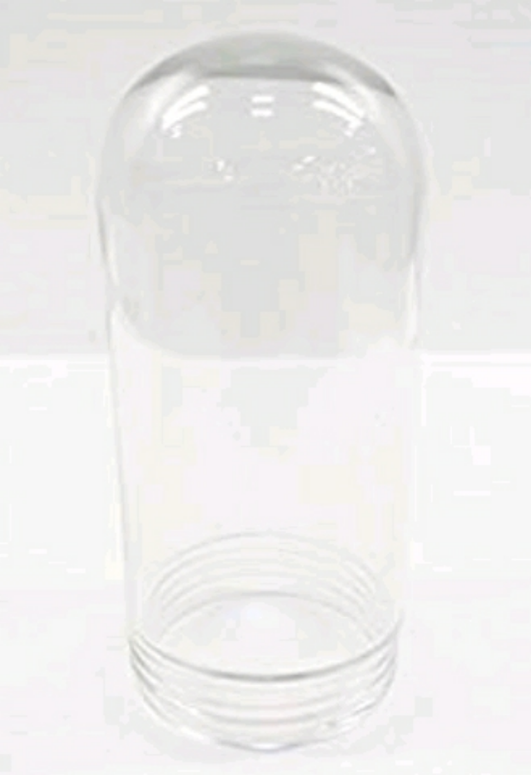 Crouse-Hinds V93 Cylindrical Heat Resistant Glass Globe For Fixture, Size PS30 [New]