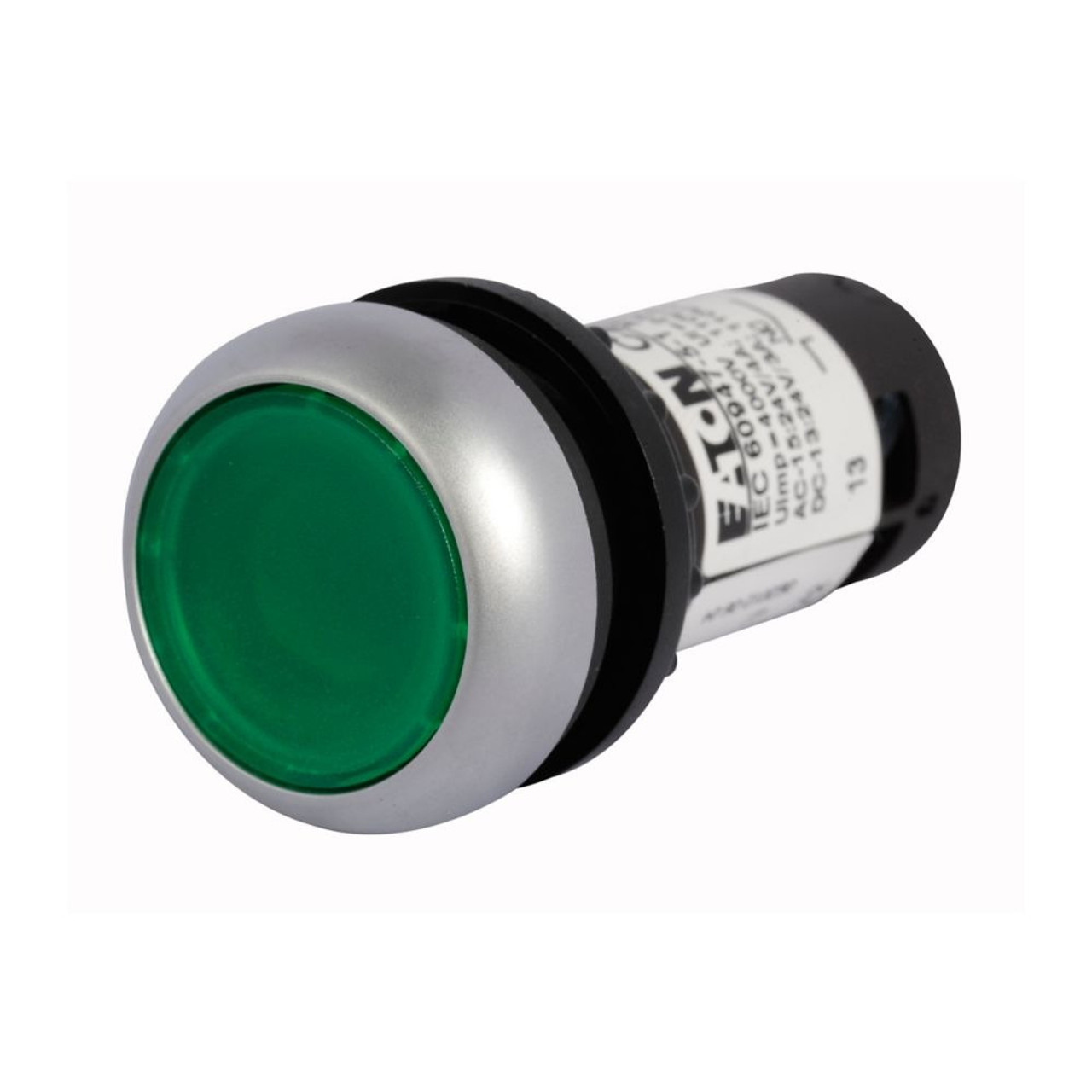 Eaton C22-DRL-G-K10-120 C22, 22.5 mm Compact Pushbutton, Illuminated, Button [New]