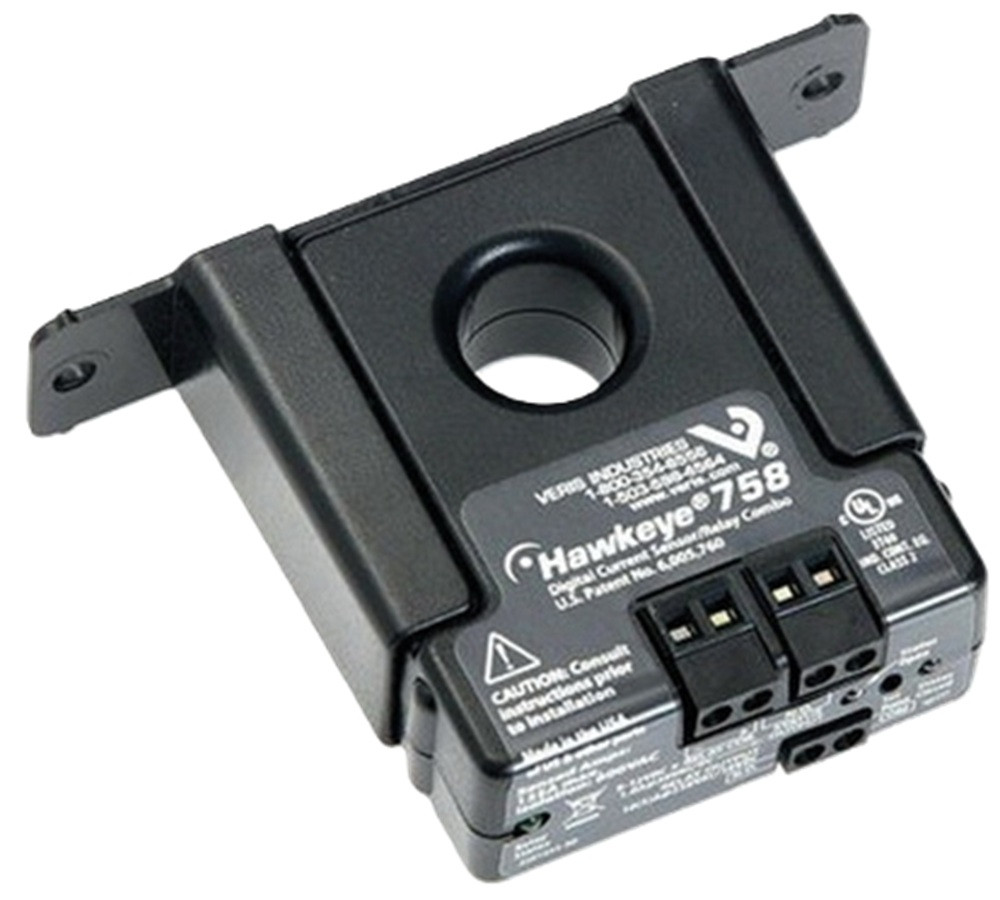 Veris H758 Hawkeye 758 CT Current Switch/Relay Combo Solid Core SPST [New]