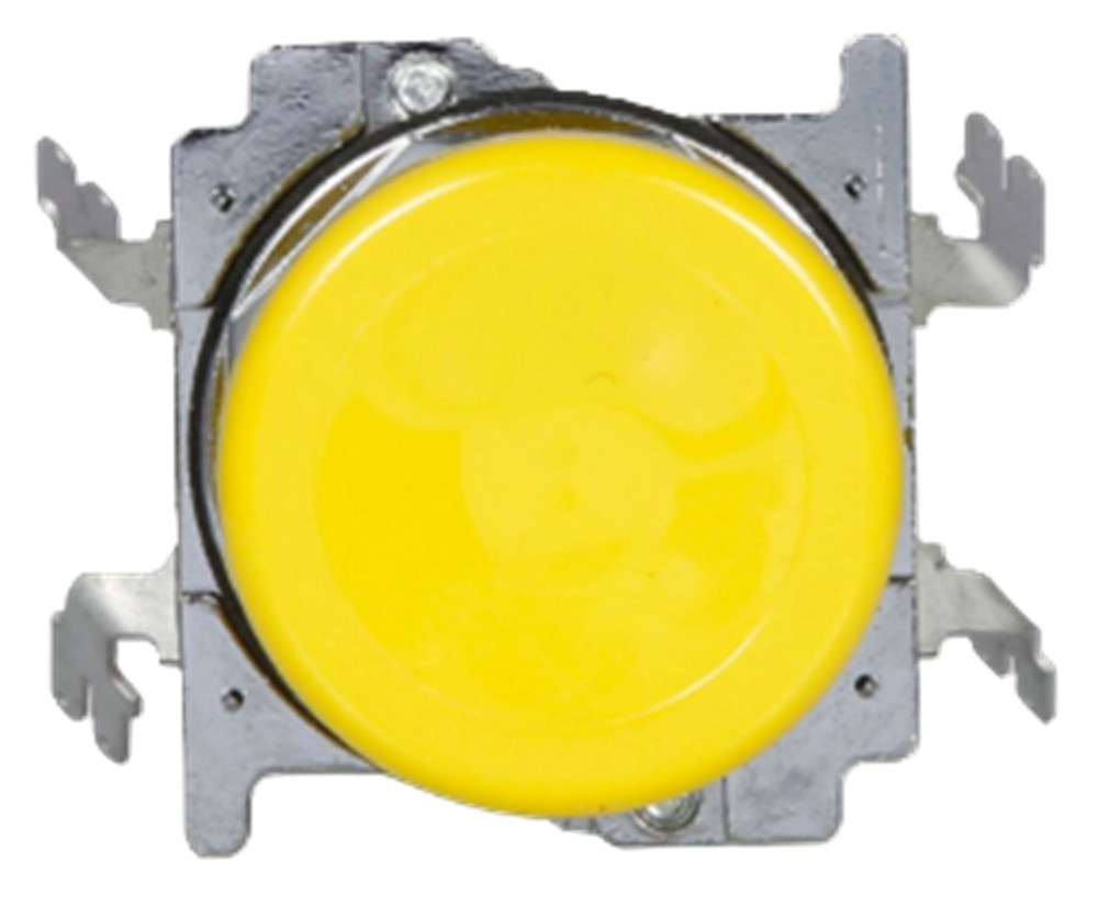 Cutler-Hammer Eaton 10250ED1343-1 Pushbutton, Yellow, Mushroom [New]