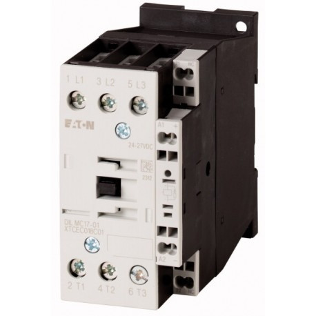 Eaton XTCEC018C01TD Electric Contactor, 3P+1N/C, 7.5KW/400V/AC3 [New]