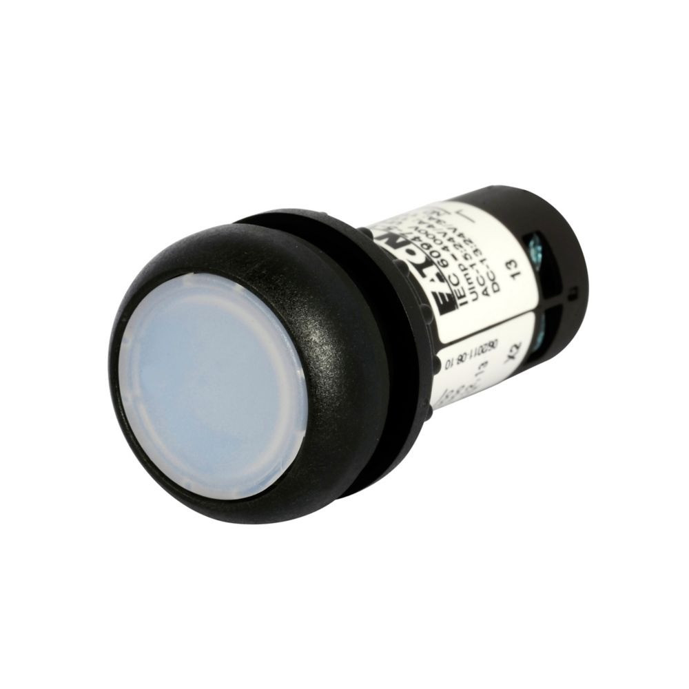 Eaton C22S-DL-W-K10-120 Compact Pushbutton, 22.5 mm Compact Pushbutton [New]