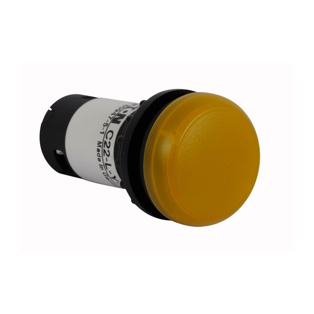Eaton C22-L-Y-24 Indicating Light, Yellow, Illuminated, LED [New]