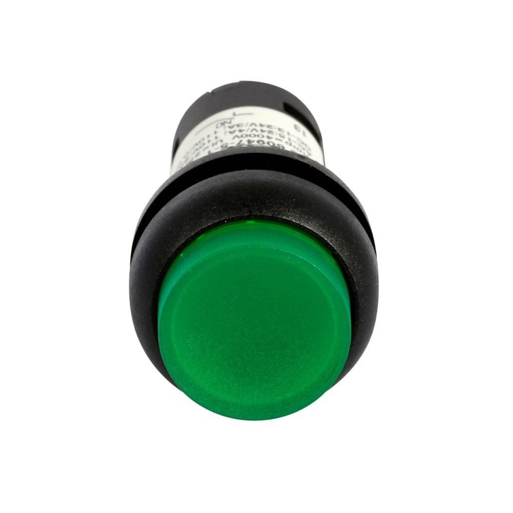 Eaton C22S-DLH-G-K10-120 2.5 mm Compact Pushbutton, Illuminated, Button, LED [New]