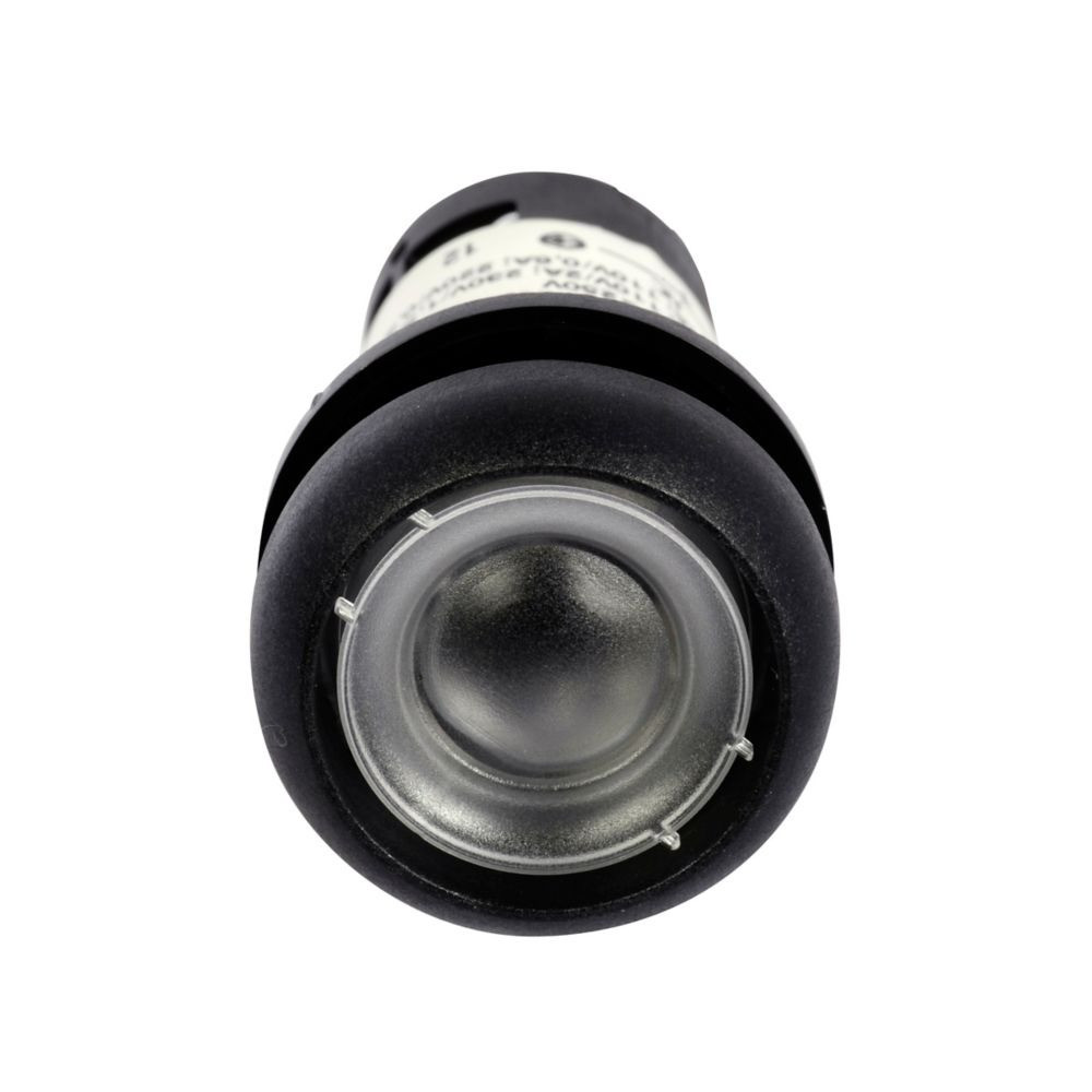 Eaton C22S-D-X-K10 22.5 mm RQM Compact Pushbutton, Buttonless, Black bezel, 1NO [New]