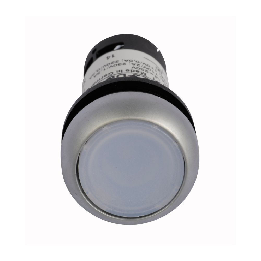 Eaton C22-DL-W-X1-K10-24 C22, 22.5 mm Compact Pushbutton, Illuminated, Button [New]