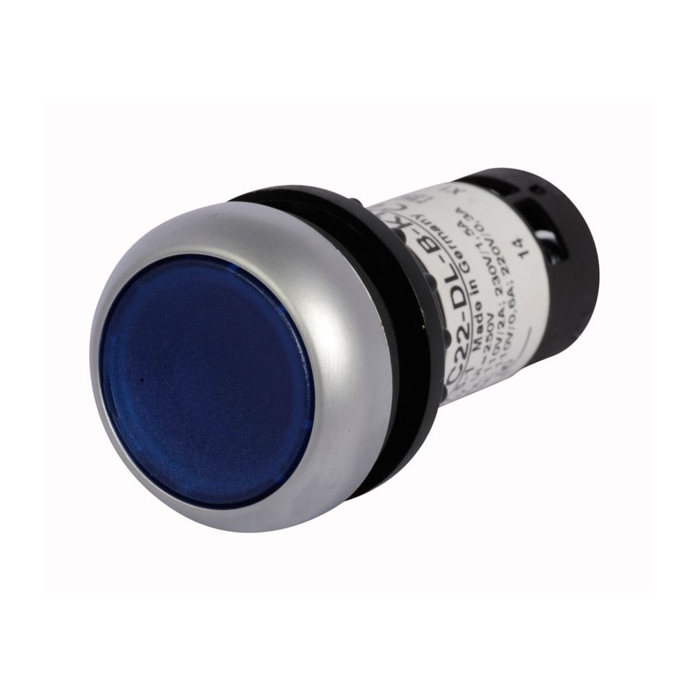 Eaton C22-DL-B-K10-230 22.5 mm Compact Pushbutton, Illuminated, Button, LED [New]