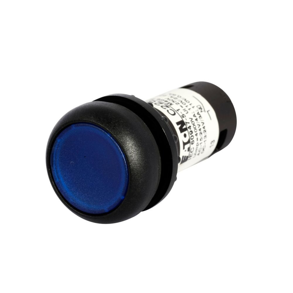 Eaton C22S-DL-B-K10-120 22.5 mm Compact Pushbutton, Illuminated, Button, LED [New]