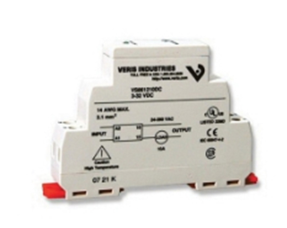Veris VS861210DC Solid State Relay, SPST, NO, 10A Rating, 3-32VDC Input [New]