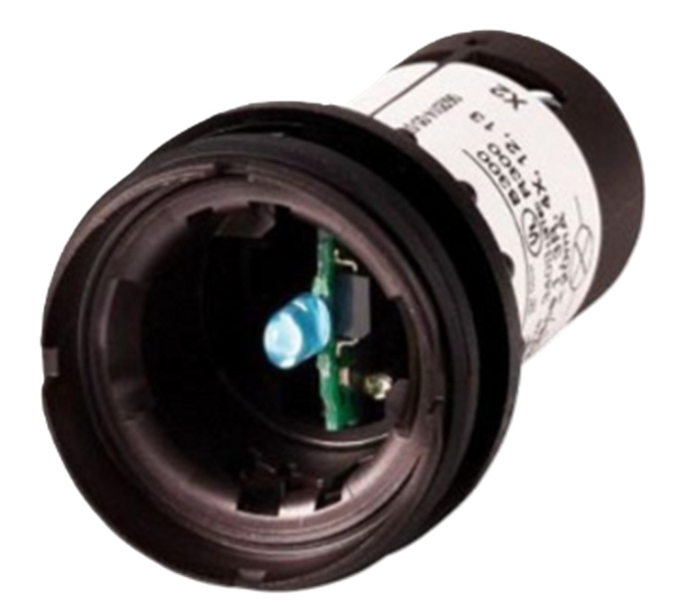 Eaton C22-L-XB-230 C22 Compact Pushbutton Switch, Blue, LED, 230V [New]