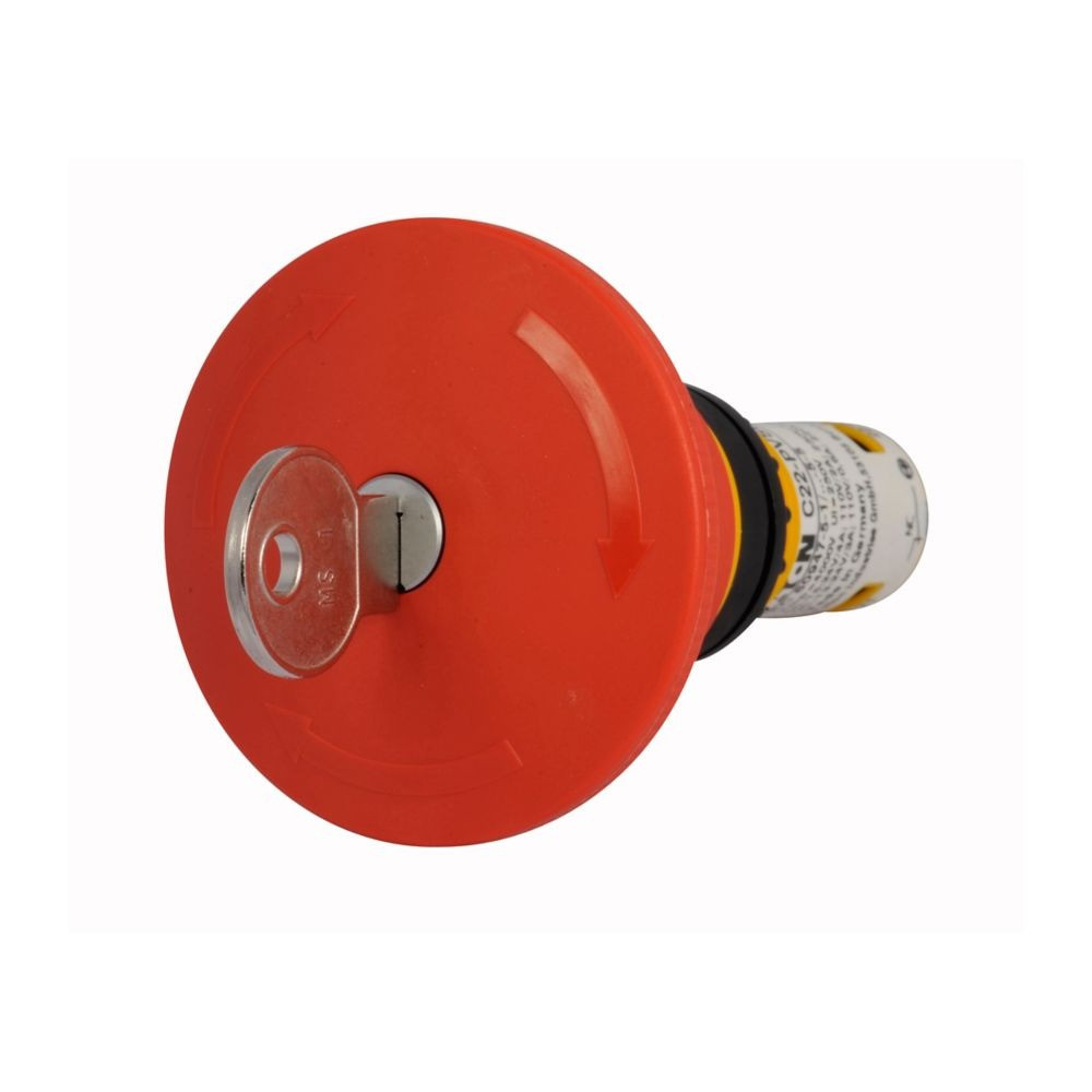 Eaton C22-PVS60P-MS1-K02 22.5 mm Compact Pushbutton Emergency Stop [New]