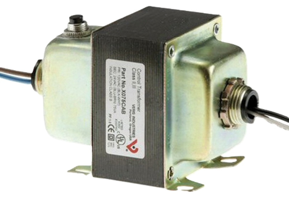 Veris X075CAB 75VA Power Transformer 120 VAC Primary 24 VAC Secondary [New]