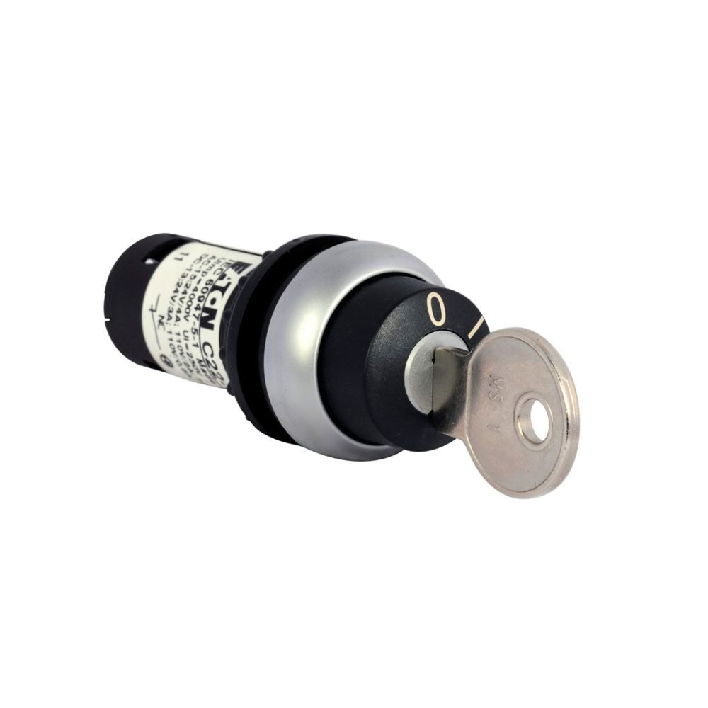 Eaton C22-WS-MS1-K01 Compact Keyed Selector Switch, 22.5 mm [New]