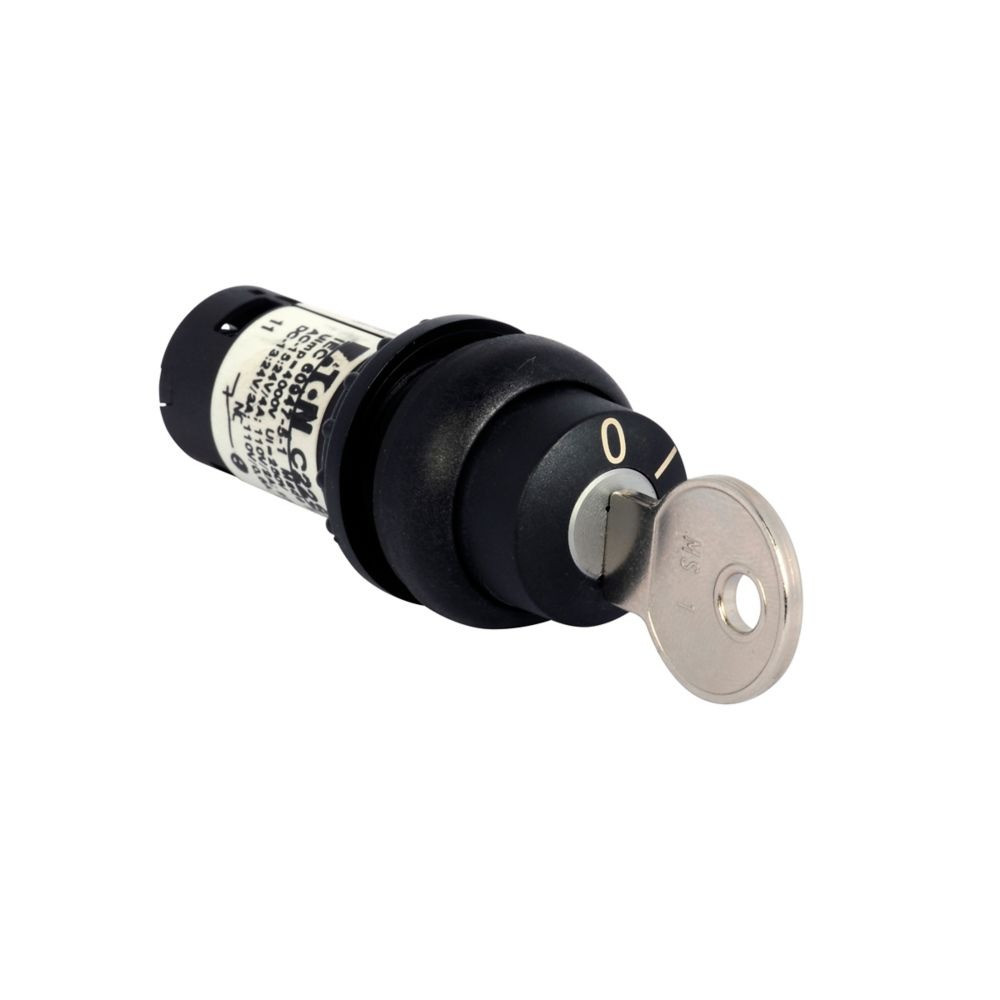 Eaton C22S-WS-MS3-K01 22.5 mm Compact Keyed Selector Switch, Non-Illuminated [New]