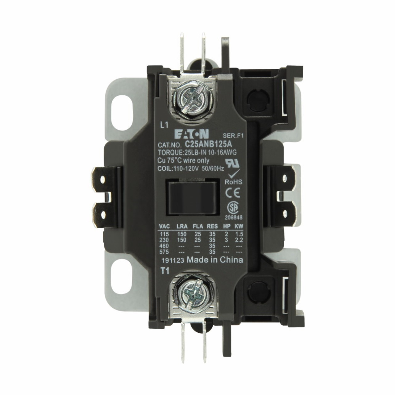 Eaton C25ANB140H Definite Purpose Contactor, 40A 277VAC [New]