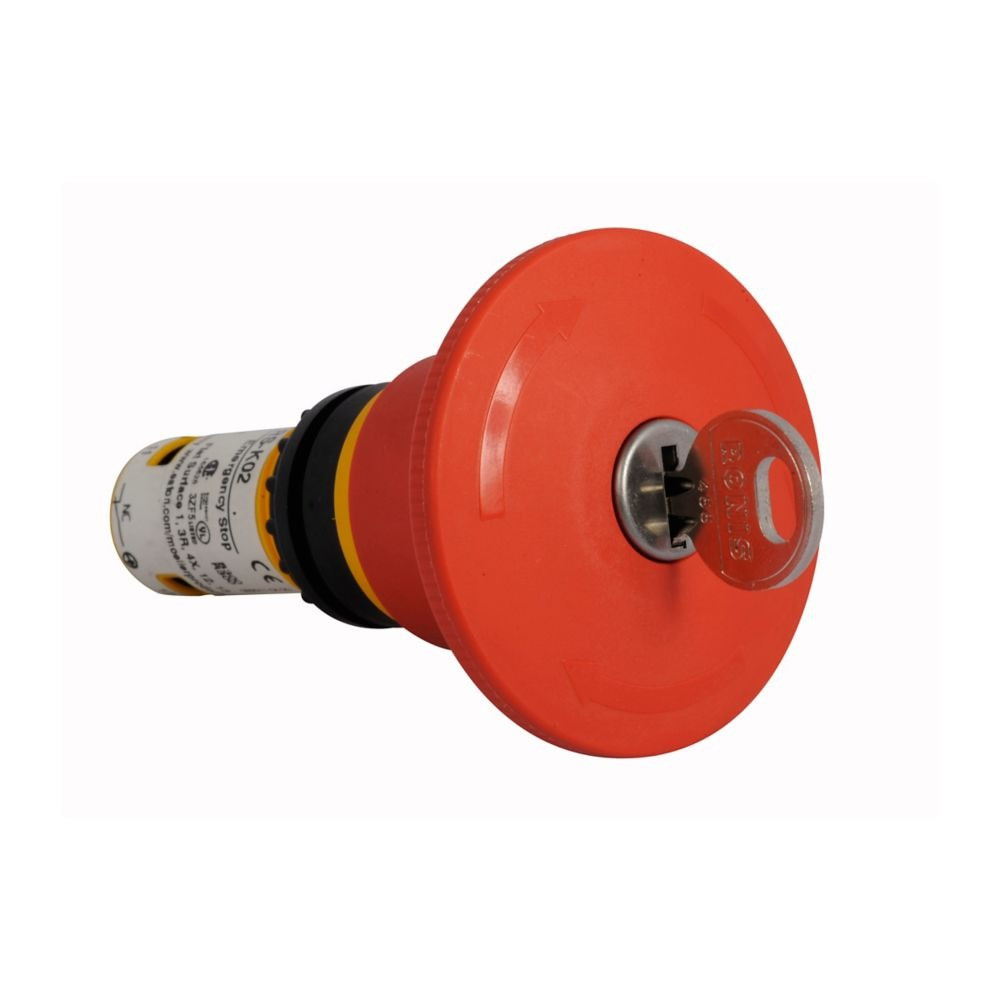 Eaton C22-PVS60P-RS-K11 22.5 mm Compact Pushbutton Emergency Stop [New]