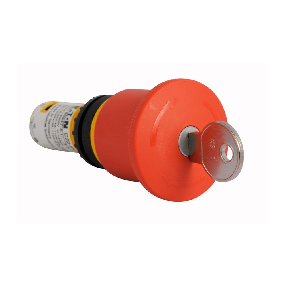 Eaton C22-PVS45P-MS8-K11 22.5 mm Compact Pushbutton Emergency Stop [New]