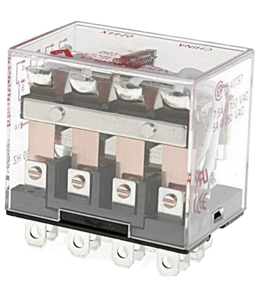 Veris VMD4B-C120A Socket Relay 120 VAC Standard Relay, 4PDT [New]