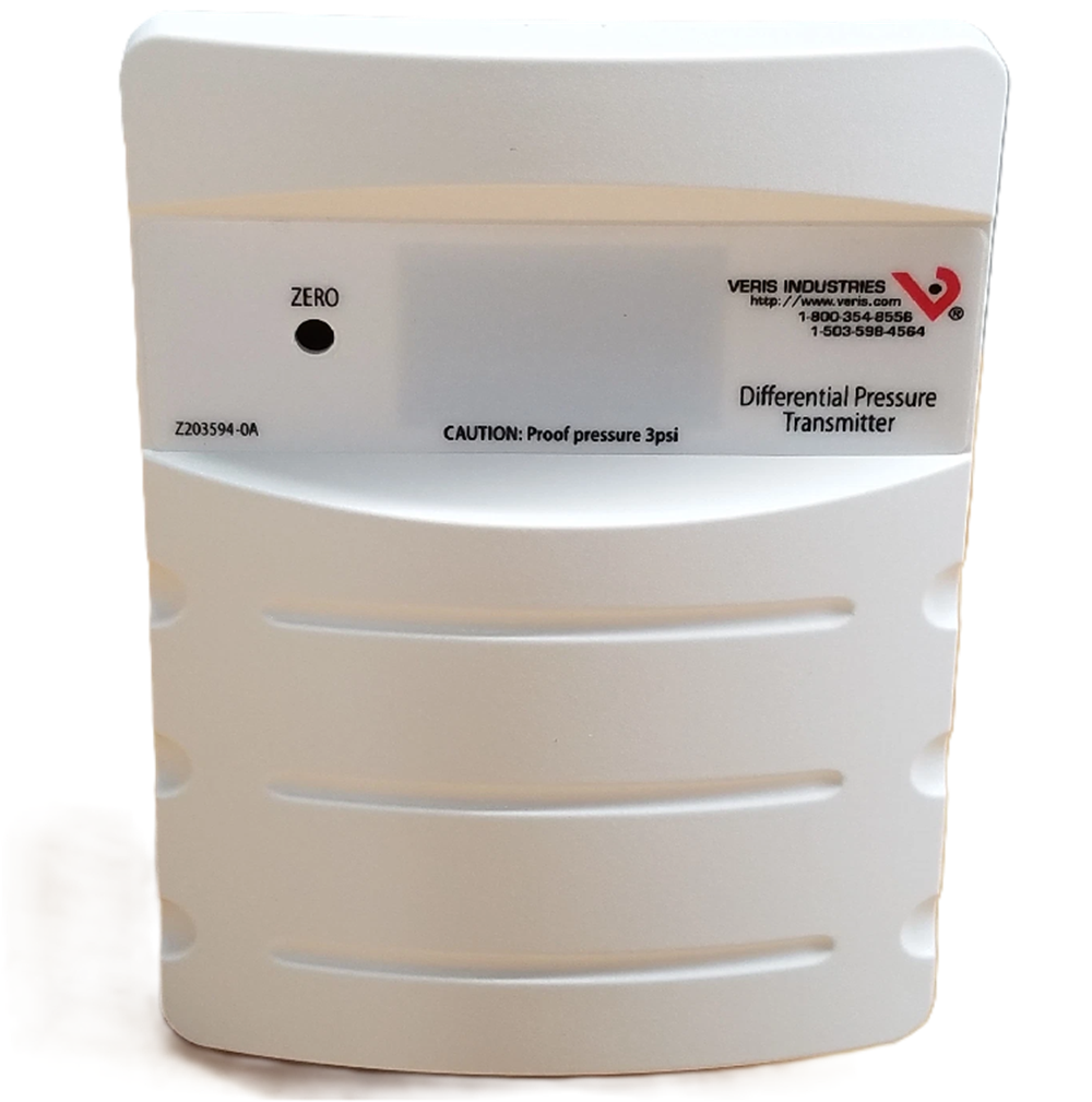 Veris PX01 Differential Pressure Transducer, Dry Media, 0-1 inch WC [New]