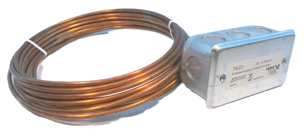 Veris TAJC0 Averaging Temperature Sensor Copper Tubing 24 ft 1 kOhm [New]
