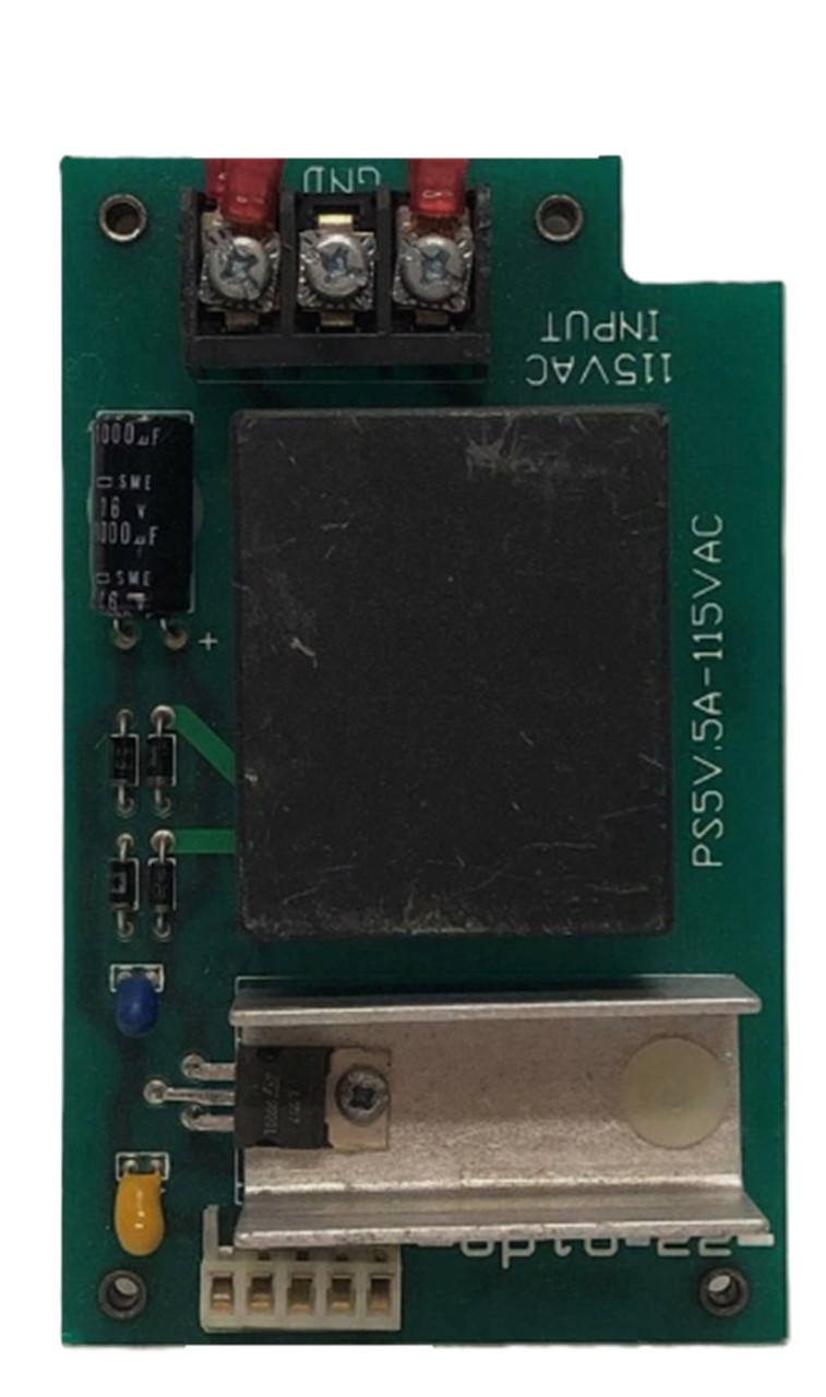 Opto 22 PS5V.5A-115VAC Power Supply Board for LC2 Control [Refurbished]