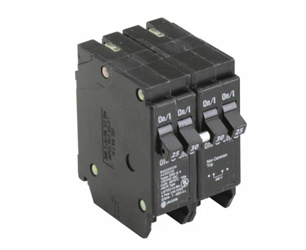 Eaton BQ225230 Circuit Breaker, Type BQ, 4-Pole, 1x 25A 1x30A, 120/240V [New]