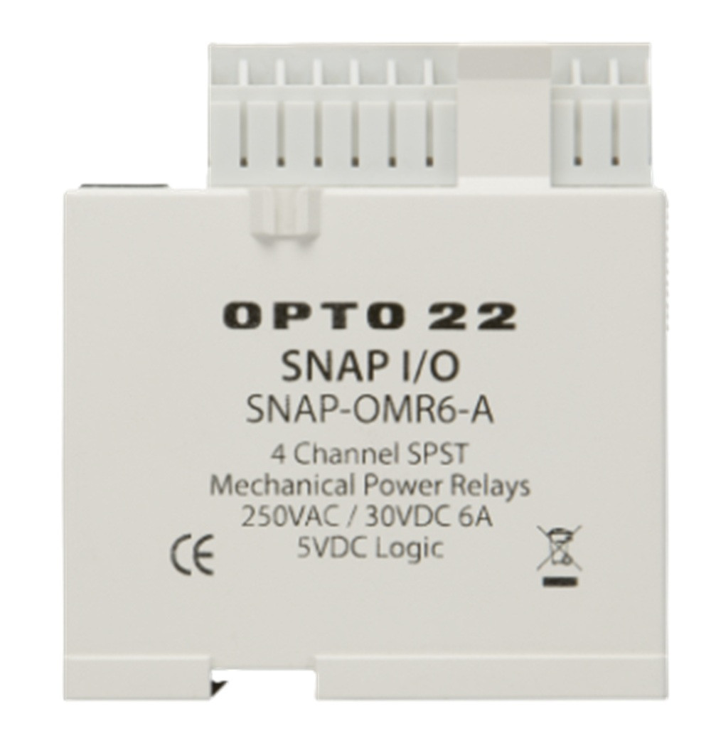Opto 22 SNAP-OMR6-A Isolated 4-Channel Mechanical Power Relay Output Module [Refurbished]