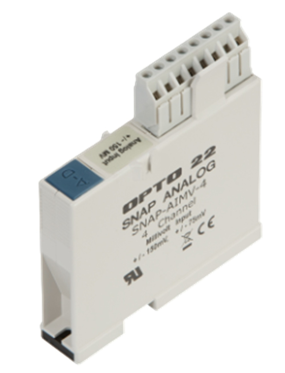 Opto 22 SNAP-AIMV-4 SNAP 4-Ch -150 to +150 mV Analog Input Module [Refurbished]