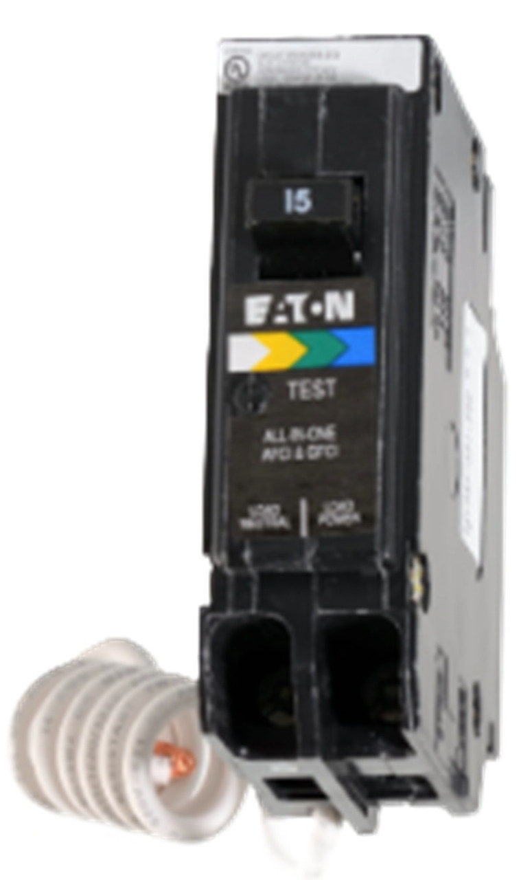 Eaton BRN115A1CS AFCI Arc Fault Circuit Breaker, 15A 1-Pole 120V [New]
