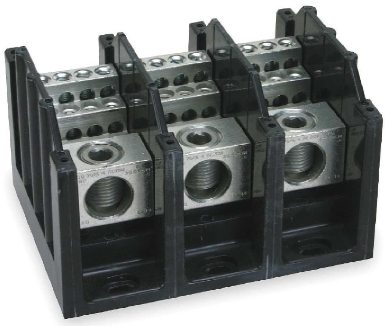 Buss Cooper 16370-3 Power Distribution Block, #8 Al (Str), 12 Ports Per Pole [New]