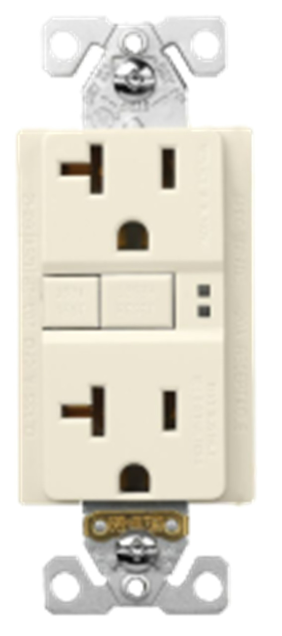 Eaton SGF20LA GFCI Duplex Receptacle, 5-20R, Light Almond [New]
