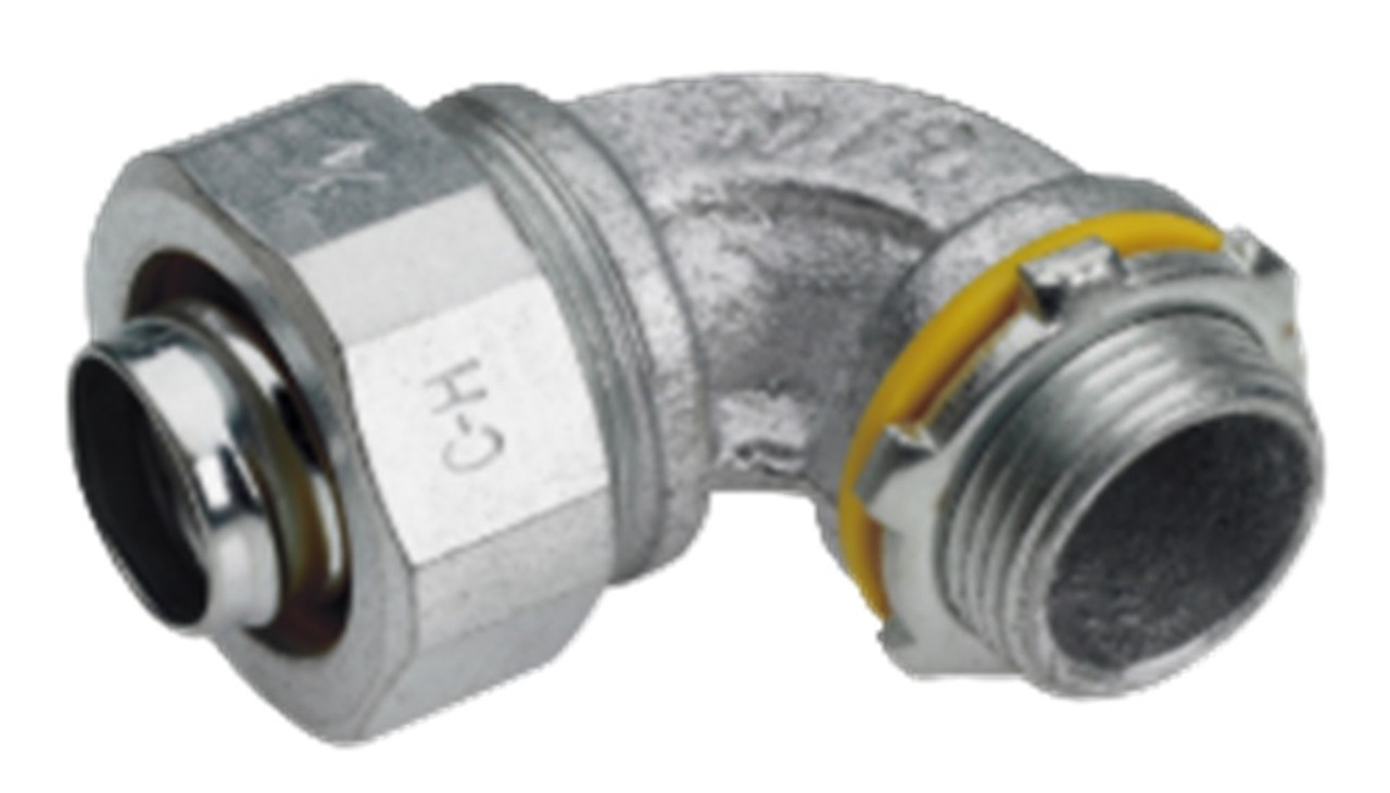 Crouse-Hinds Eaton LT30090 Liquidtight Connector, 90 deg Elbow, 3" [New]