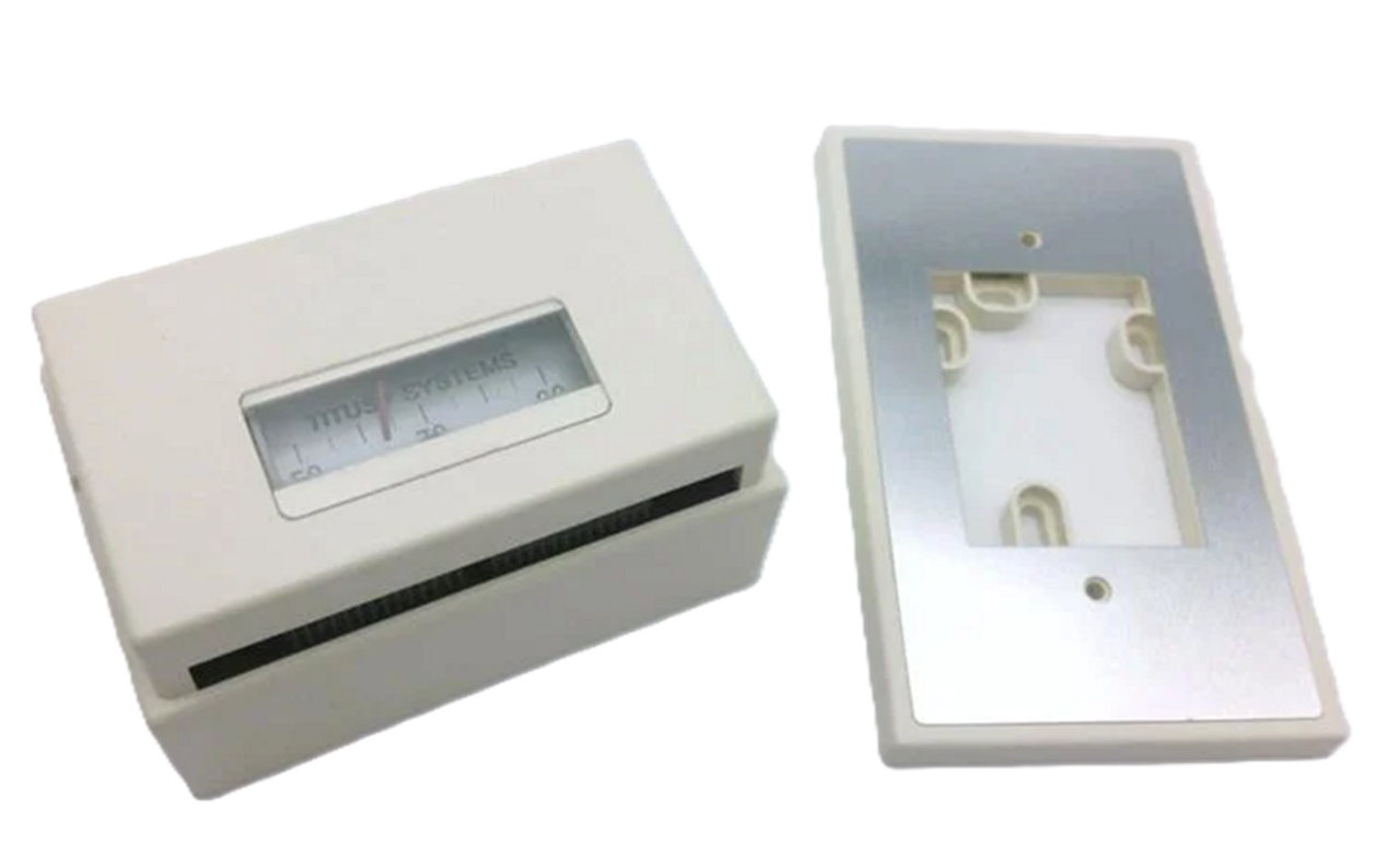 KMC Controls CTE-5103-03 Electric Thermostat, 2x3, Dual RA T2, DA T1, Titus [New]