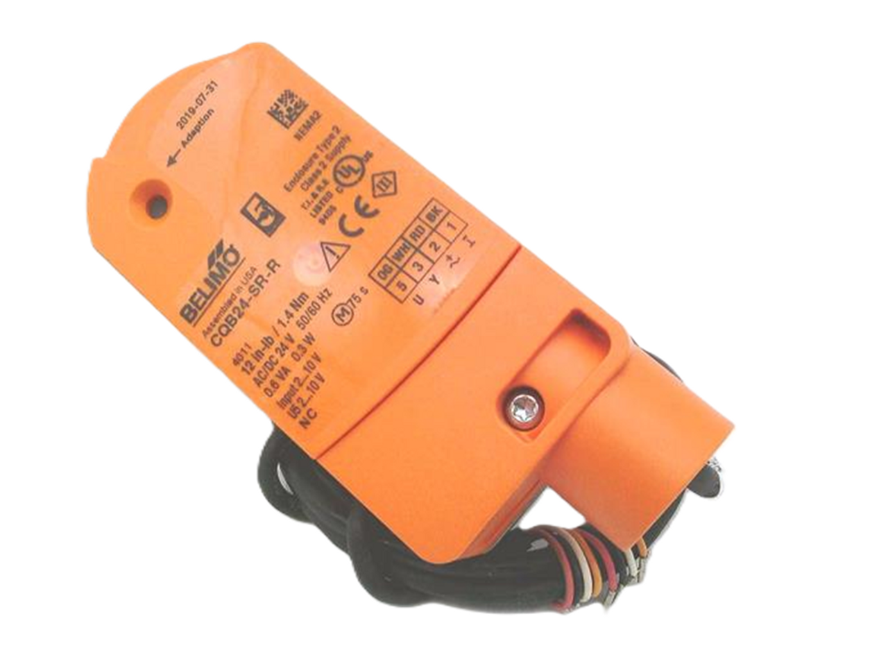 Belimo CQB24-SR-R Valve Actuator, Non Fail-Safe, Normally Closed, Modulating [New]