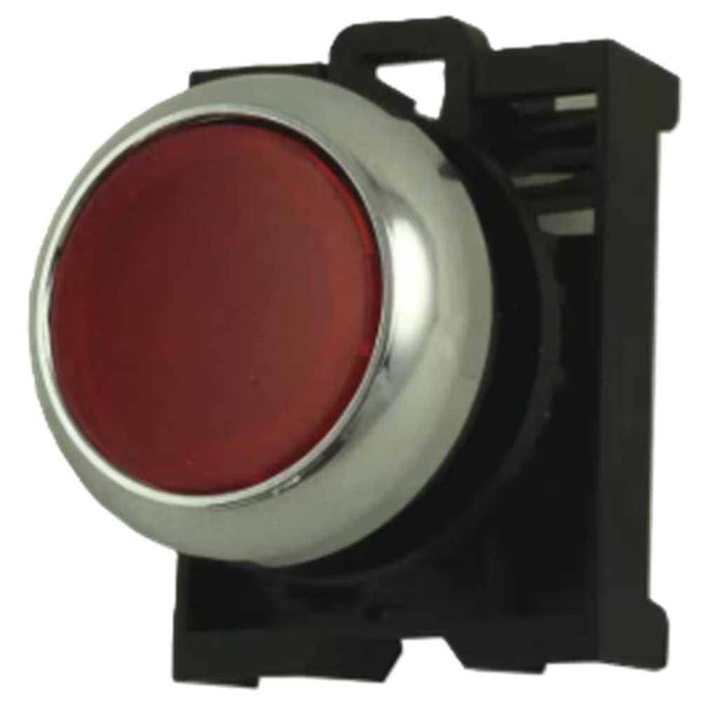 Eaton M22M-DL-R M22 Modular Pushbutton Switch, Red Lens, Key-Release [New]