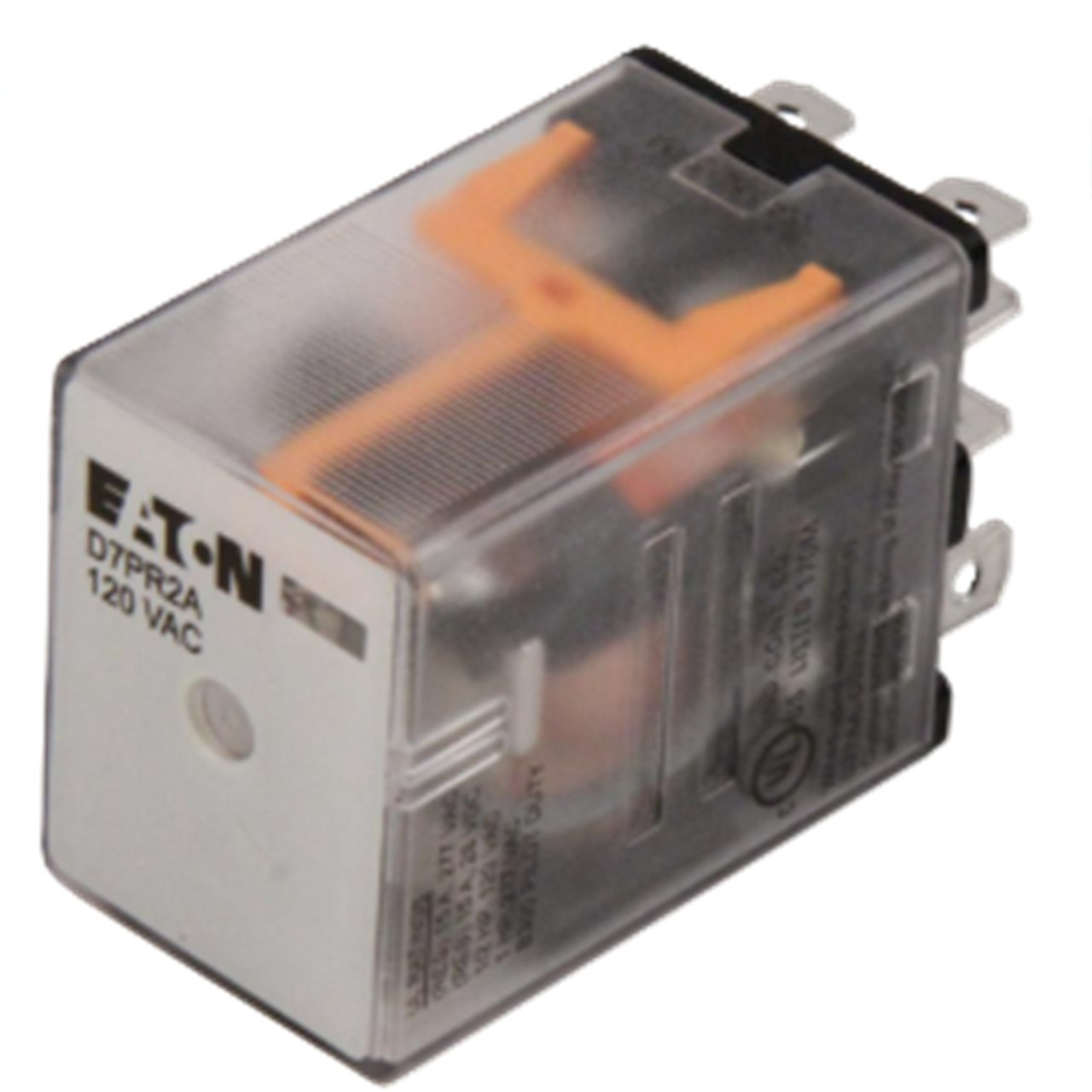 Eaton D7PR2A Plug-In Relay, 120V Coil, DPDT, 15A [New]