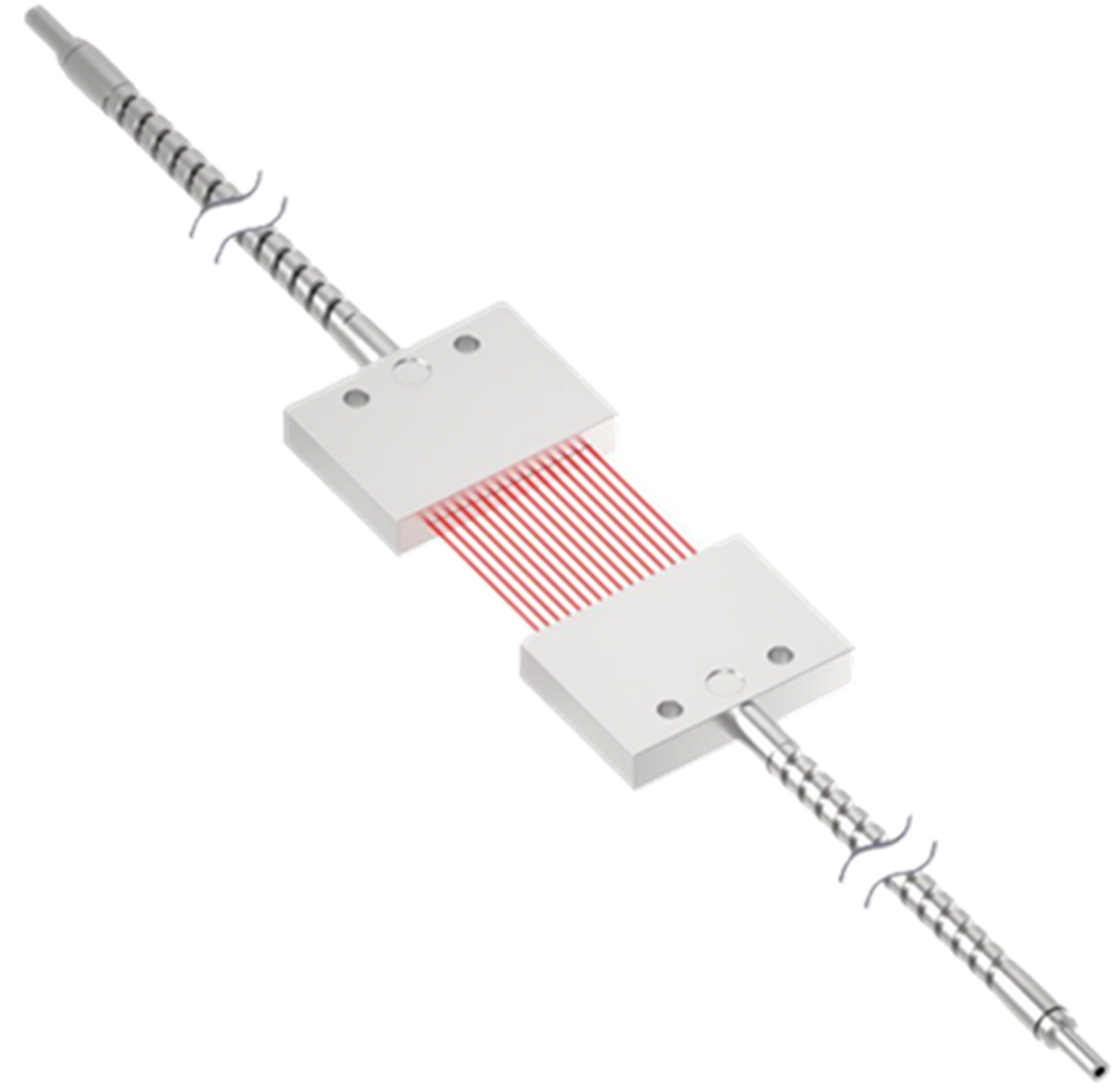 Banner IR2.53S 17332 Opposed Mode Individual Glass Fiber, 36 Long [New]