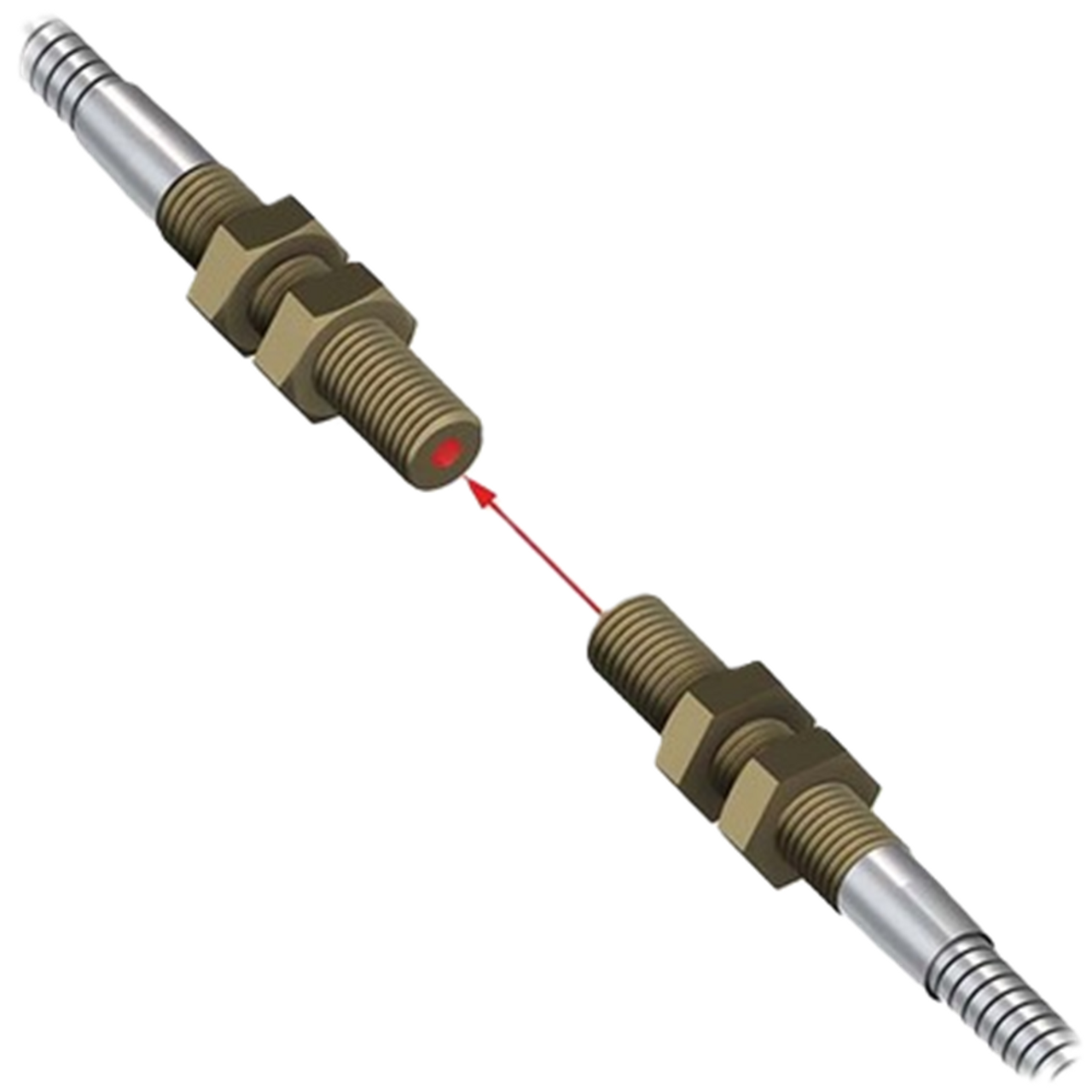 Banner IT22S 17351 Glass Fiber Optics, Opposed, Length 2m, Angle [New]