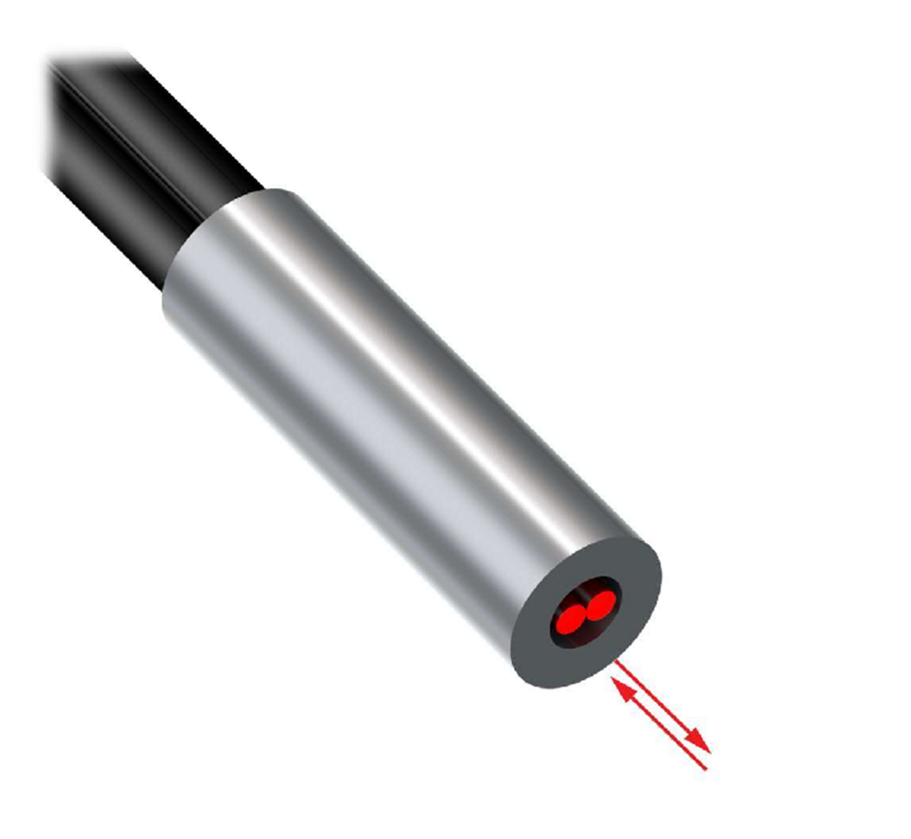 Banner PBF46U 26035 Plastic Fiber Sensor, Diffuse Reflective [New]