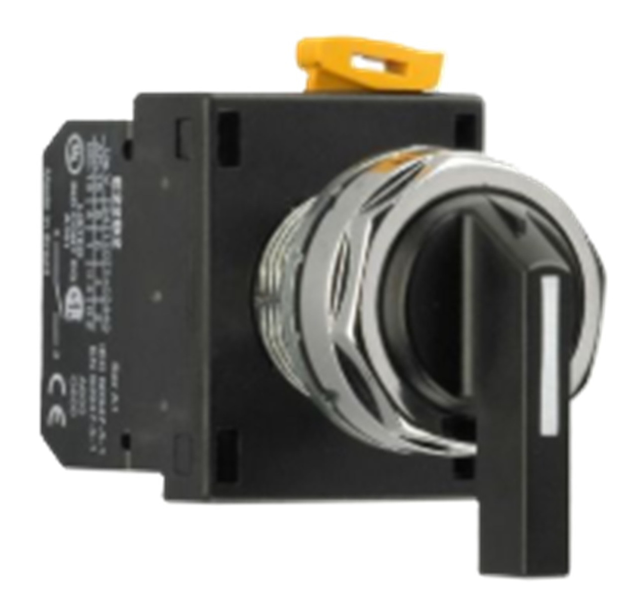 Eaton E22VG1 3-Position Selector Switch, 22.5 mm, Black Actuator [New]