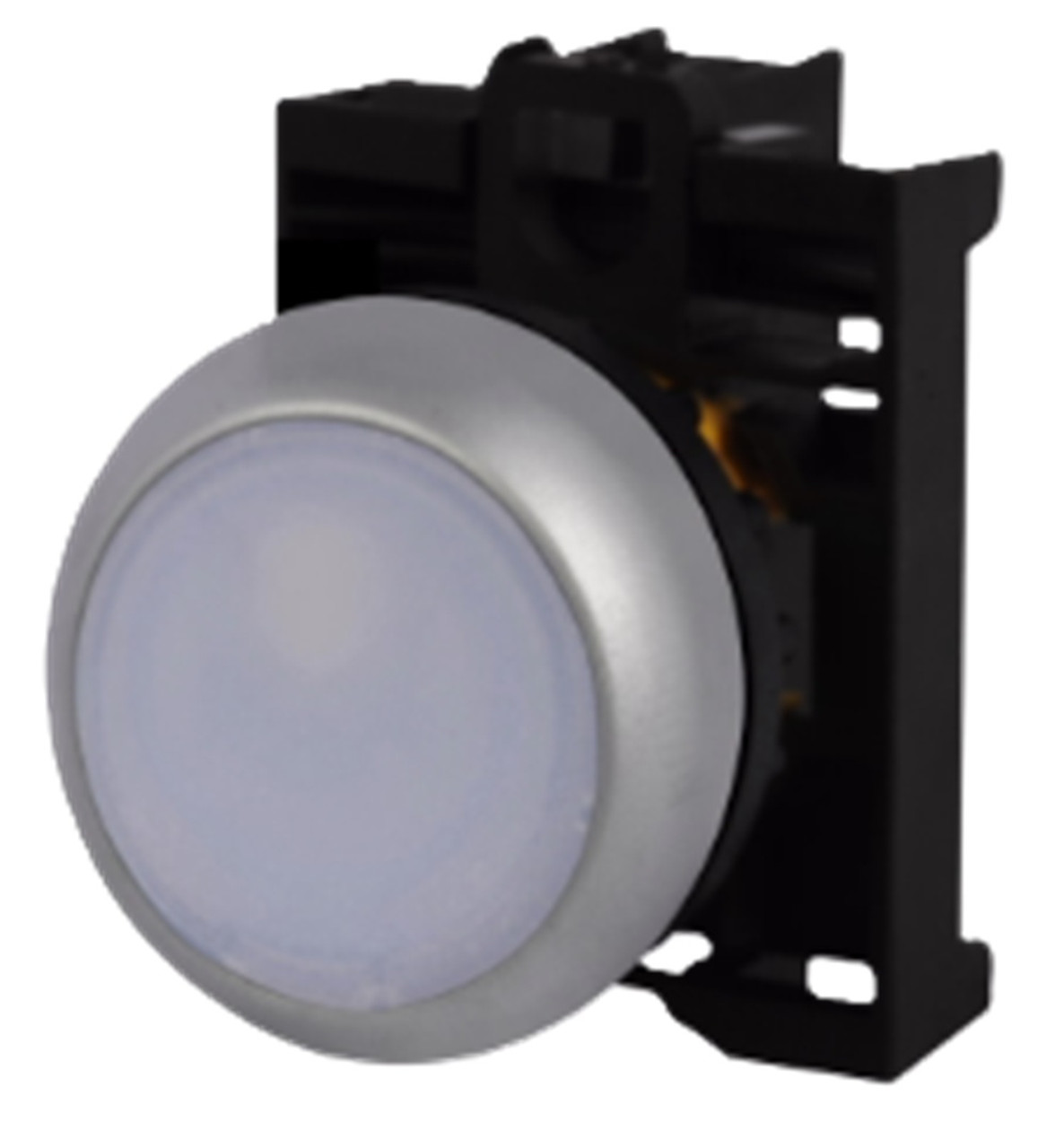 Eaton M22-DRL-W-K11-W-P Modular Pushbutton, Illuminated, White, 1NO-1NC [New]