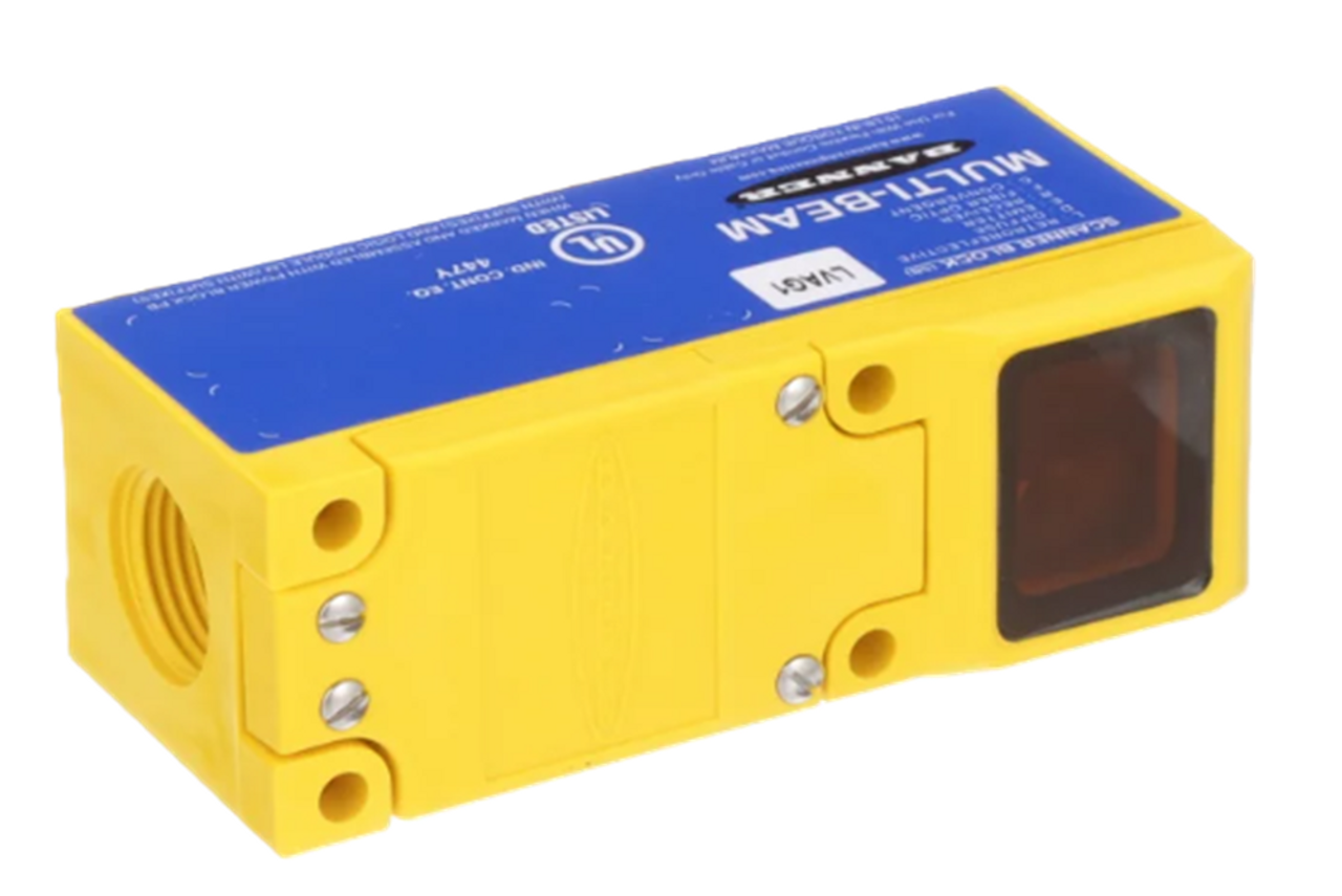 Banner SBLVAG1 19061 MULTI-BEAM 3/4-Wire Scanner Block, Retro [New]